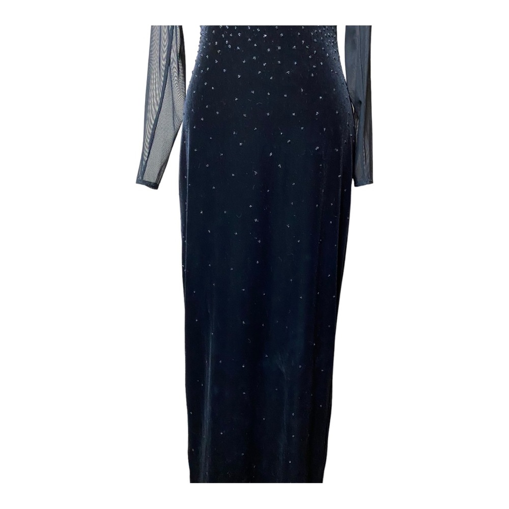 Vtg Tadashi Velvet Gown - image 8